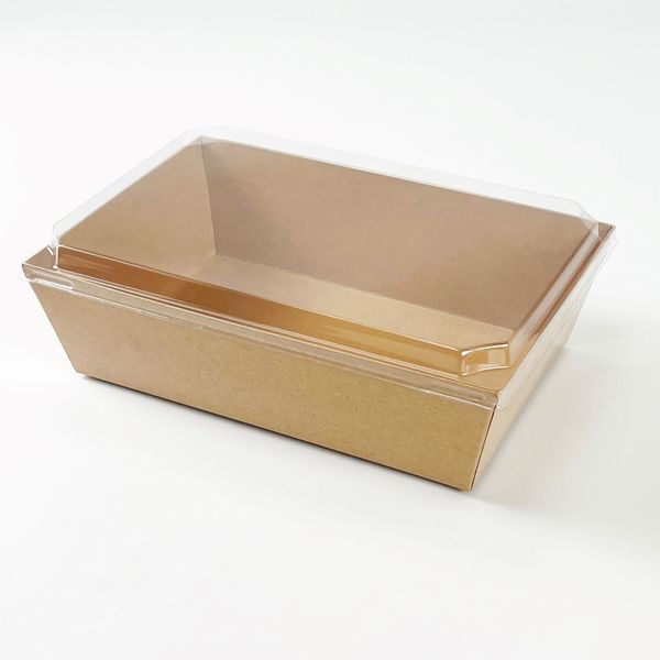 Charcuterie Boxes with Clear Lids (25 Pack)