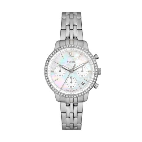 Fossil Neutra Womens Silver Stainless Steel Watch-ES5357 Image