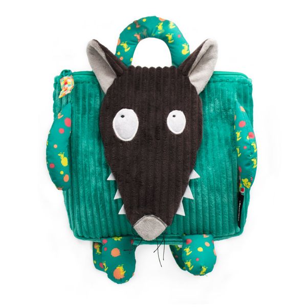 Les Deglingos Toddler Backpack LoupX Wolf - 25cm
