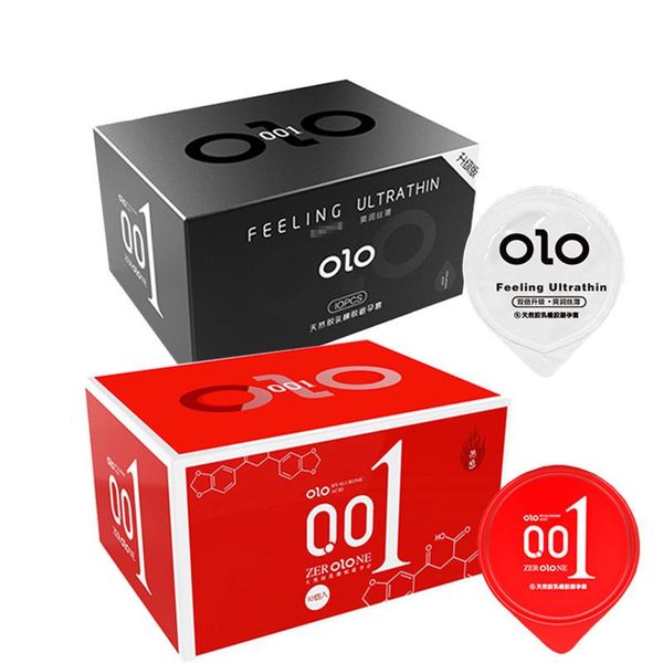 OLO Condoms Value Pack - Box Of 10 Ultra Thin + Box Of 10 Thermal Sensation