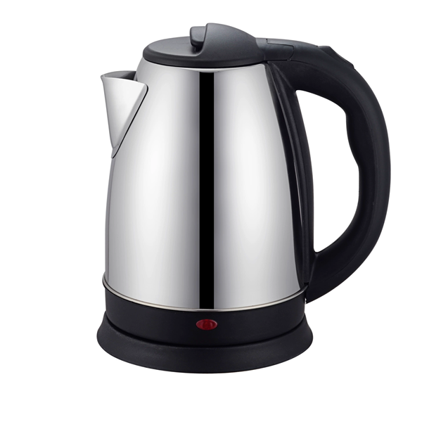 1.8L Stainless Steel Electric Kettle, 1500W, Silver-Black
