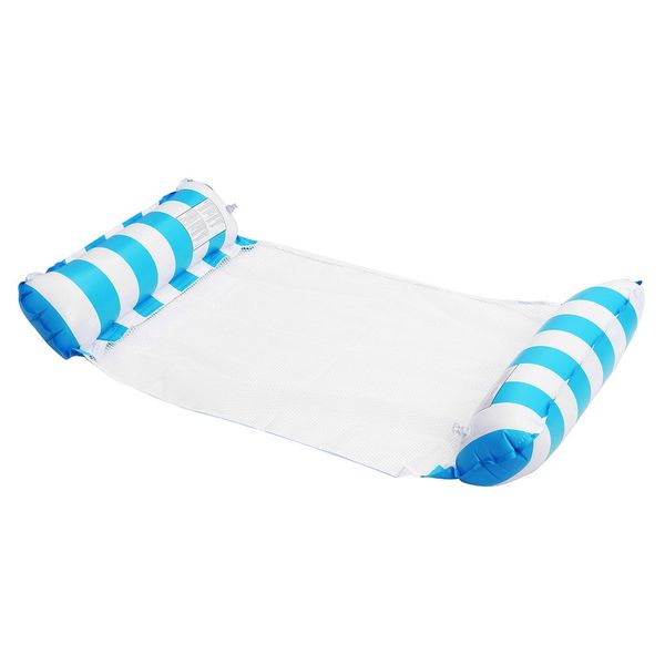 Water Inflatable Hammock Sofa Floating Bed - Blue