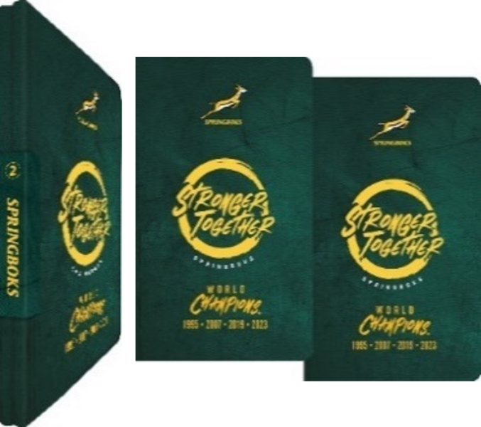 Springbok World Champions Eco Journal, 2 Pack, A5