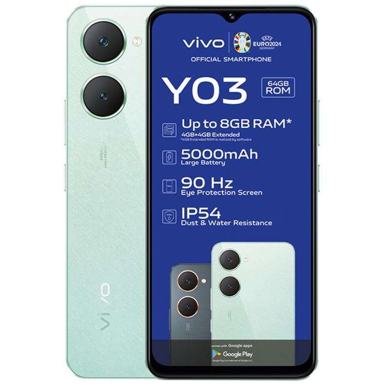 Vivo Y03 4G Dual Sim 64GB - Green