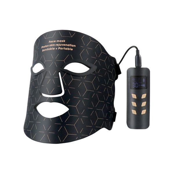 4in1 Photon Skin Rejuvenation Silicone LED Light Therapy Mask
