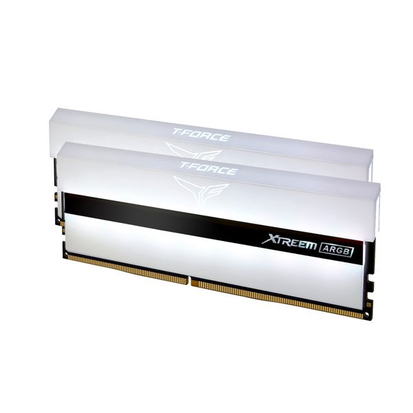 T-FORCE XTREEM ARGB DDR4 GAMING RAM 32GB (2x16GB) 3600Mhz Kit AURORA WHITE