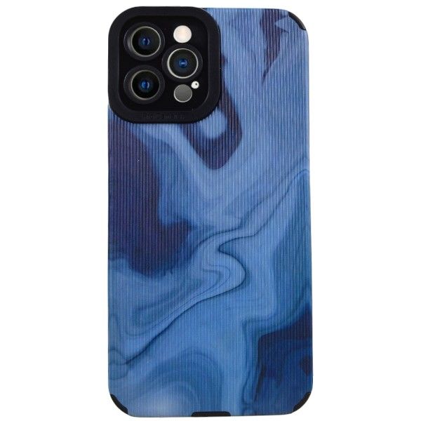 Blue Tie Dye Phone Cover - iPhone Compatible With - iPhone 12 Pro Max