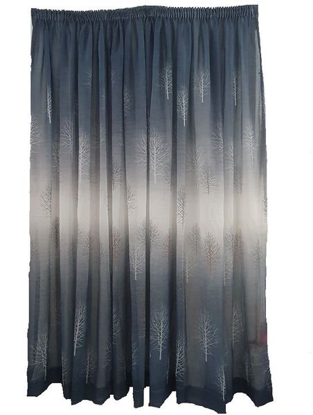 Gray Lace Curtain (Hight-245cm)