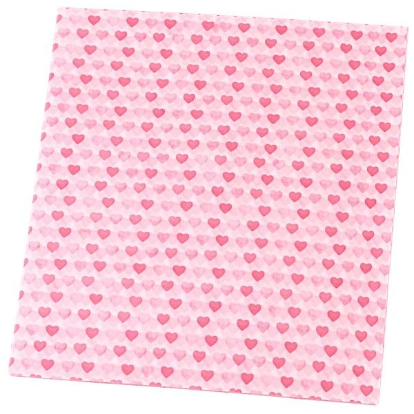 50 Piece - Heart Pattern Food Paper Liner Sheets