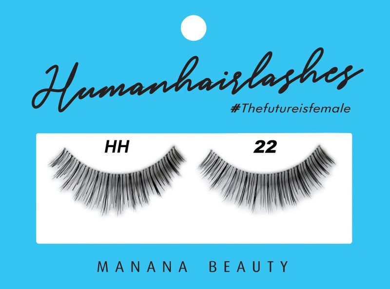 Manana Human Hair Eyelashes - Avana