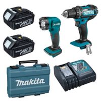 Makita 18v cordless impact drill kit dhp453rye sale