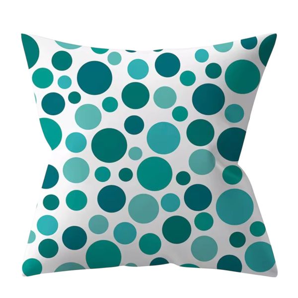 Blue Plush Luxury Continental Scatter Cushion Cover 60cm by 60cm
