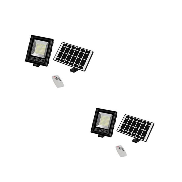 2 Piece Of 40W Waterproof Solar Flood Light with Remote GD-8640