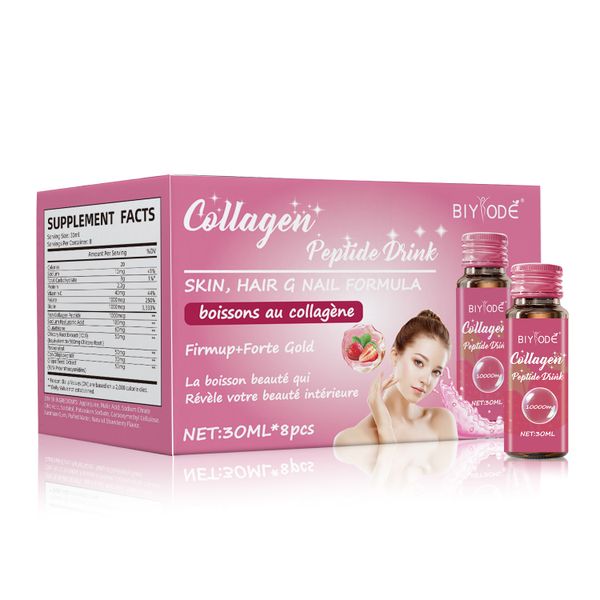 BIYODE 30ml 8 pack Collagen Peptide Drink Skin Hair Nail Formula