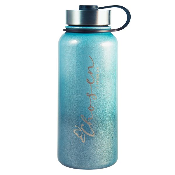 Stainless Steel Water Bottle - Chosen, Turquoise