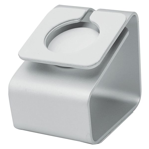 Portable Aluminum Alloy Apple Watch Stand - Silver