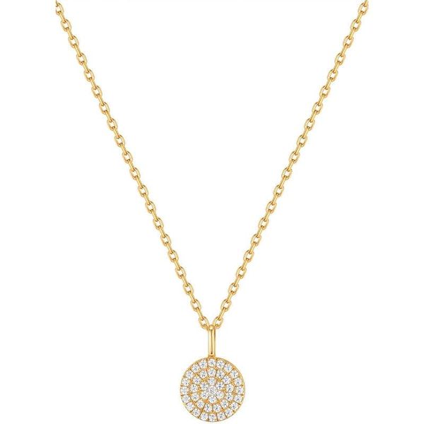 Ania Haie Glam Disc Pendant Necklace