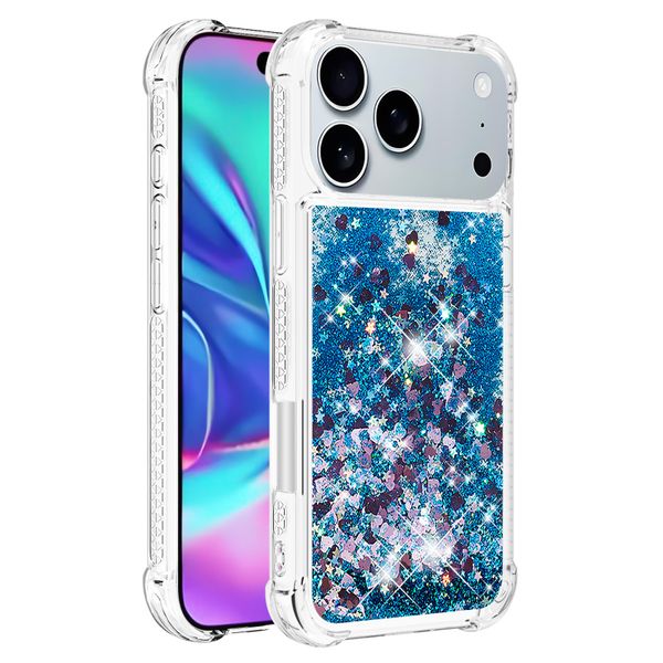 Phone Case Compatible With iPhone 17 Pro Liquid Glitter Case