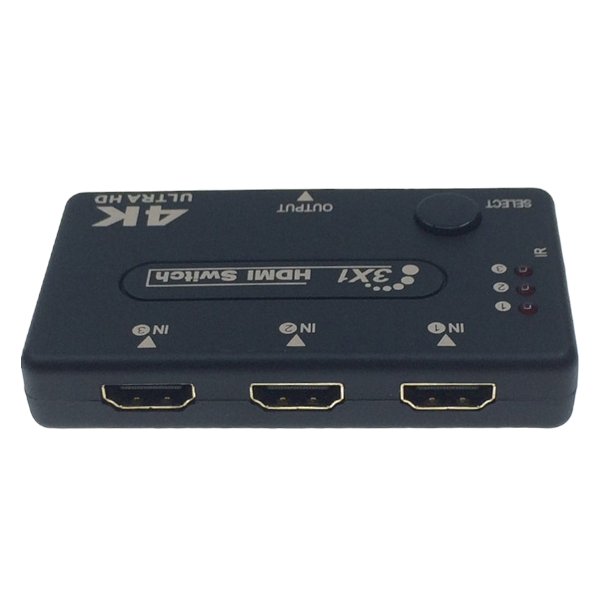 AP-LINK - HDMI Selector 3 To 1 Switch - Black