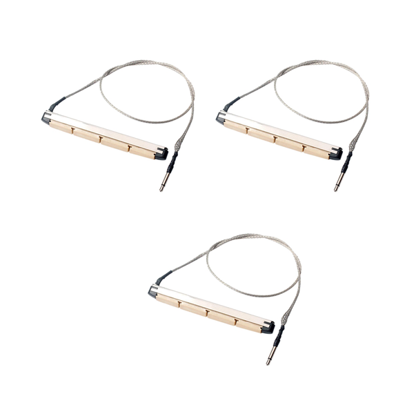 3X Transducer Pickup Piezo Suit for 4-String Acoustic Bass Guitar