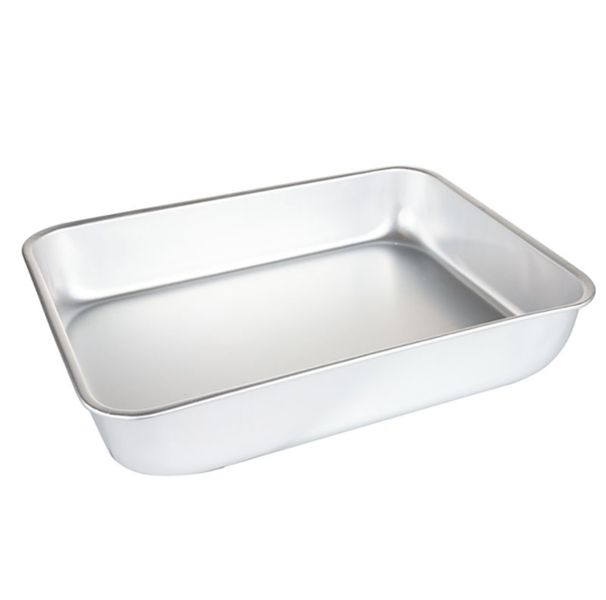 Aluminium Rectangle Cake Tin 38x28x7 - Set Of 3