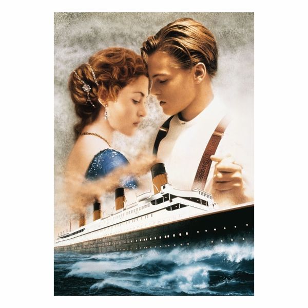 Titanic Rose and jack abstract - A1 Poster