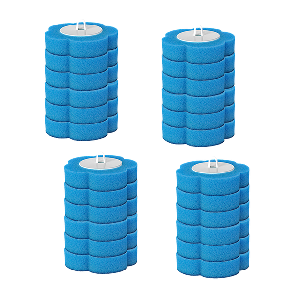 24-Pack Toilet Brush Replacement Heads No Brush Handle Included