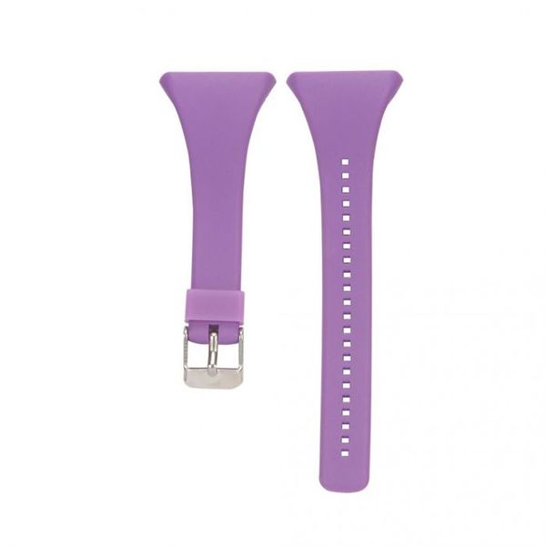 Silicone Strap Compatible with Polar FT4/FT7 - Size: S/M/L - Purple