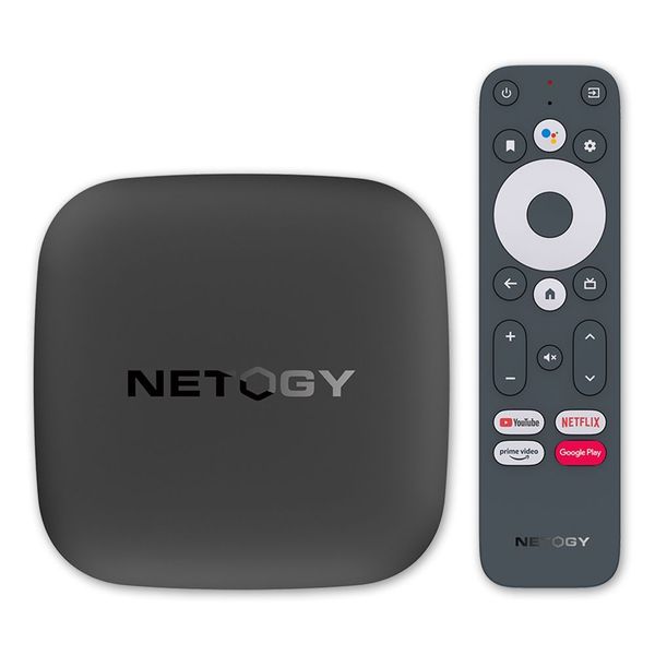 NETOGY Android TV Box 4K - Google and Netflix Certified