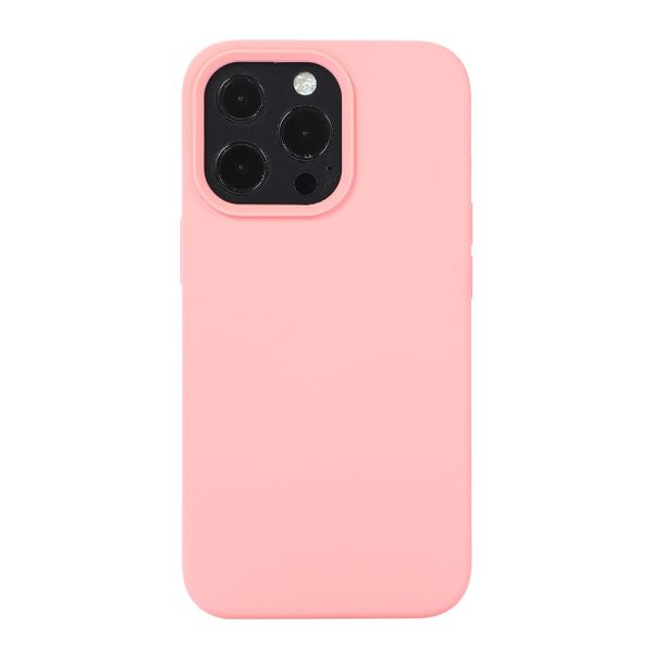 Silicone Phone Case For iPhone 14 Pro Max - Pink