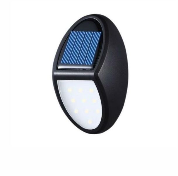 Pack of 2 - 10 LED Solar Power Sensor Wall Light