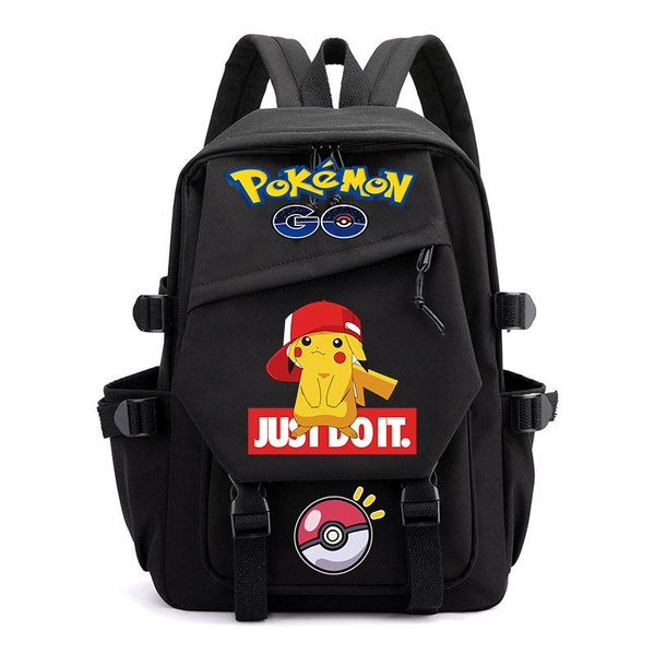Student Backpack Pikachu Pokemon Cute Children's Schoolbag