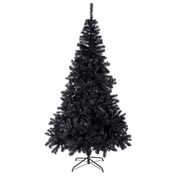 St Charles Traditional Christmas Fir Tree -Black 210cm