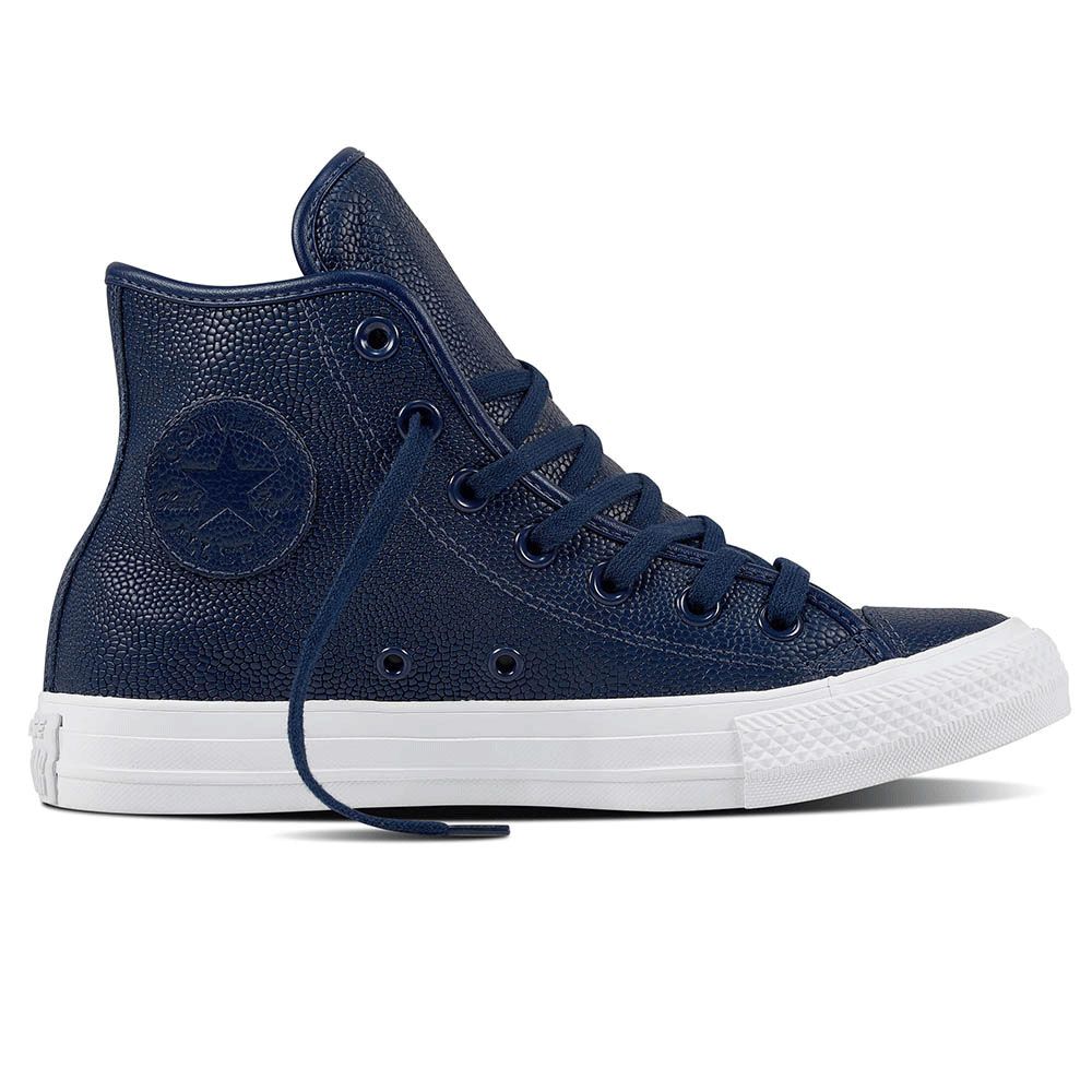 Converse All Star Unisex CTAS Pebbled Leather Hi-Navy | Shop Today. Get ...