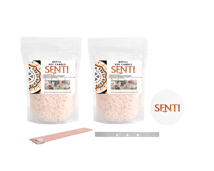 Senti Candle Refill Satchet - Sandalwood