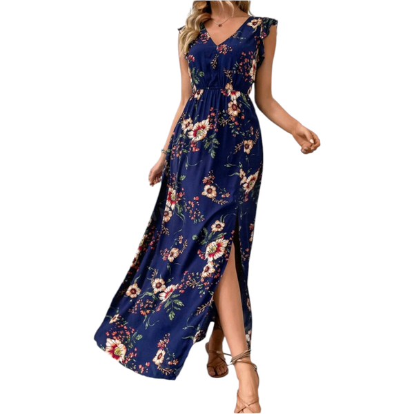 Floral Print Maxi Dress image