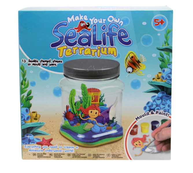 Make Your Own Sealife Terrarium Kit - Fun DIY Craft for Kids