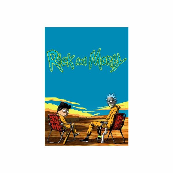 Chilling Rick and Morty - A1 Poster