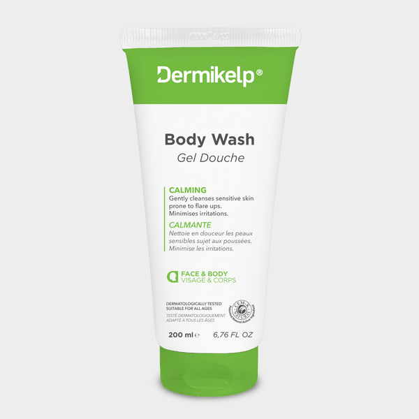 Dermikelp Soothing Body Wash - Gentle Cleanser for Sensitive, Itchy Skin