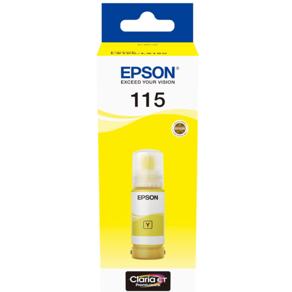 Epson Ink Refill - 115 EcoTank Yellow Printer Ink Bottle