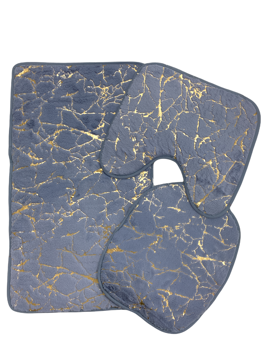 3 Piece Marble Look Bathroom Mat Set Shop Today. Get it Tomorrow