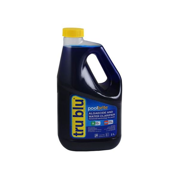 PoolBrite Tru Blu Algaecide &amp; Water Clarifier 2L P01600