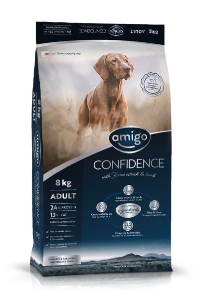 Amigo Pet Food - Confidence - Hypoallergenic - Adult Large Breeds 8Kg