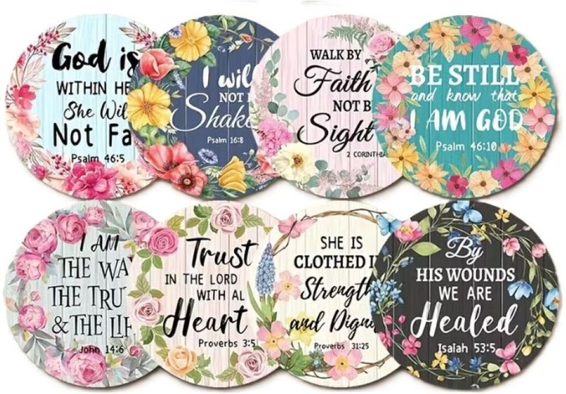 Christian Coasters - set of 8
