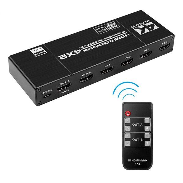 HDMI Matrix Switch Splitter 4x2