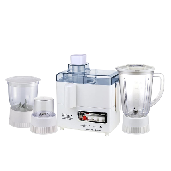 Sokany Juice Extractor 4 in 1 Juicer Blender Mincer &amp; Grinder Sk-03029 800w