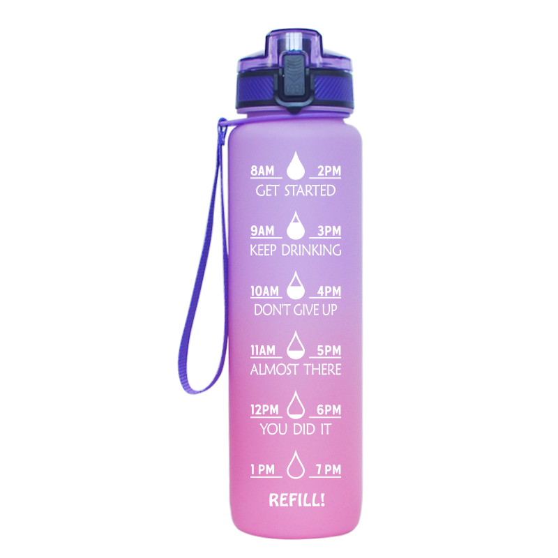 BPA Free Tritan Water Bottle leakproof With Time Marker - 1000ml | Shop ...