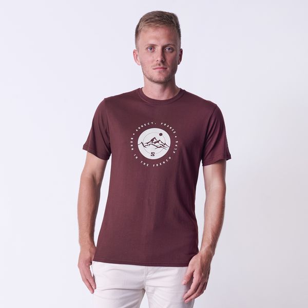 Salomon Men's Mandala Short Sleeve T-Shirt - Bitter Cholocate