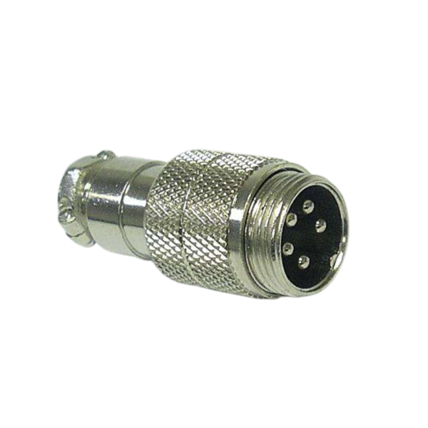 NC517-IL 5-Way Inline Straight Male Microphone Plug Connector