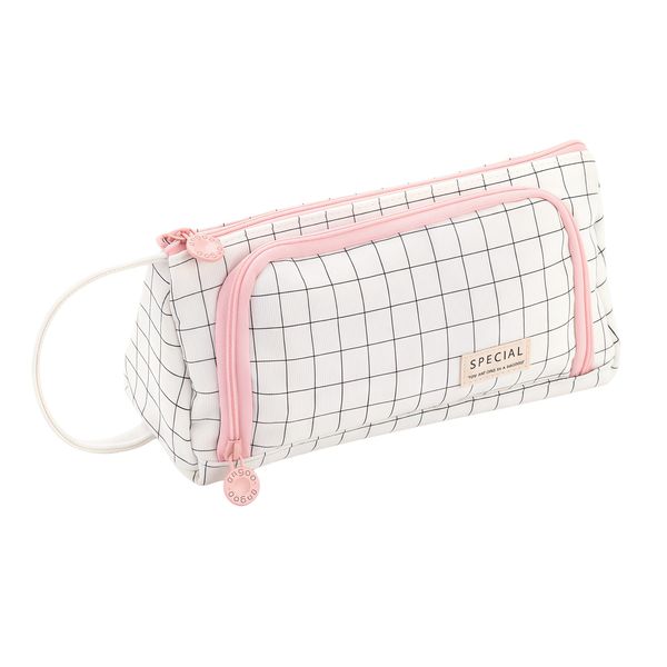Large Capacity Pencil Case, Zippered Stationery Pouch for School &amp; Office